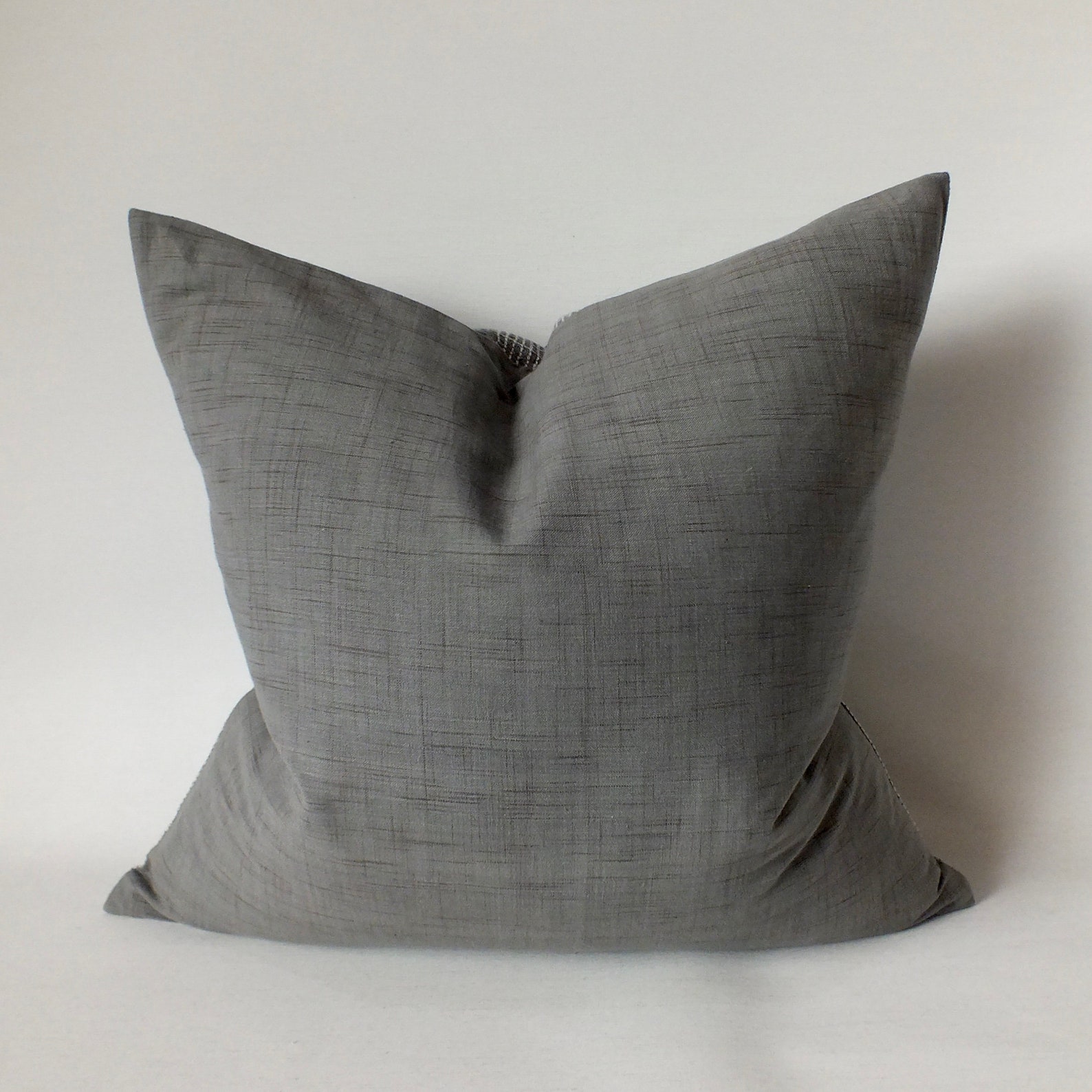 Hand Woven Pillow Cover Handloom Decorative Cotton Fabric Etsy