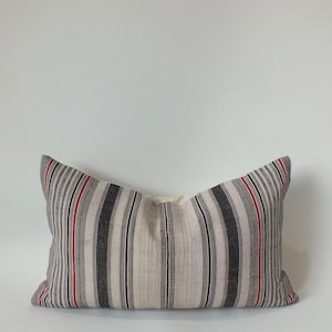 Funda de almohada vintage Hmong, funda de almohada decorativa étnica Hmong tejida a mano, funda de cojín Hmong Frazada, tela de cáñamo tribal