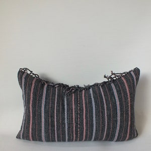 Vinatge Hmong Pillow case Hand Woven decorative ethnic Frazada accent  Tribal Textile throw cushion cover  Hmong textiles Home decor