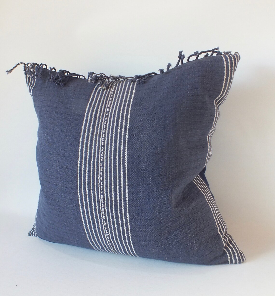 Navy Blue and White Sofa Pillow Cover Throw Accent Pillow Etsy