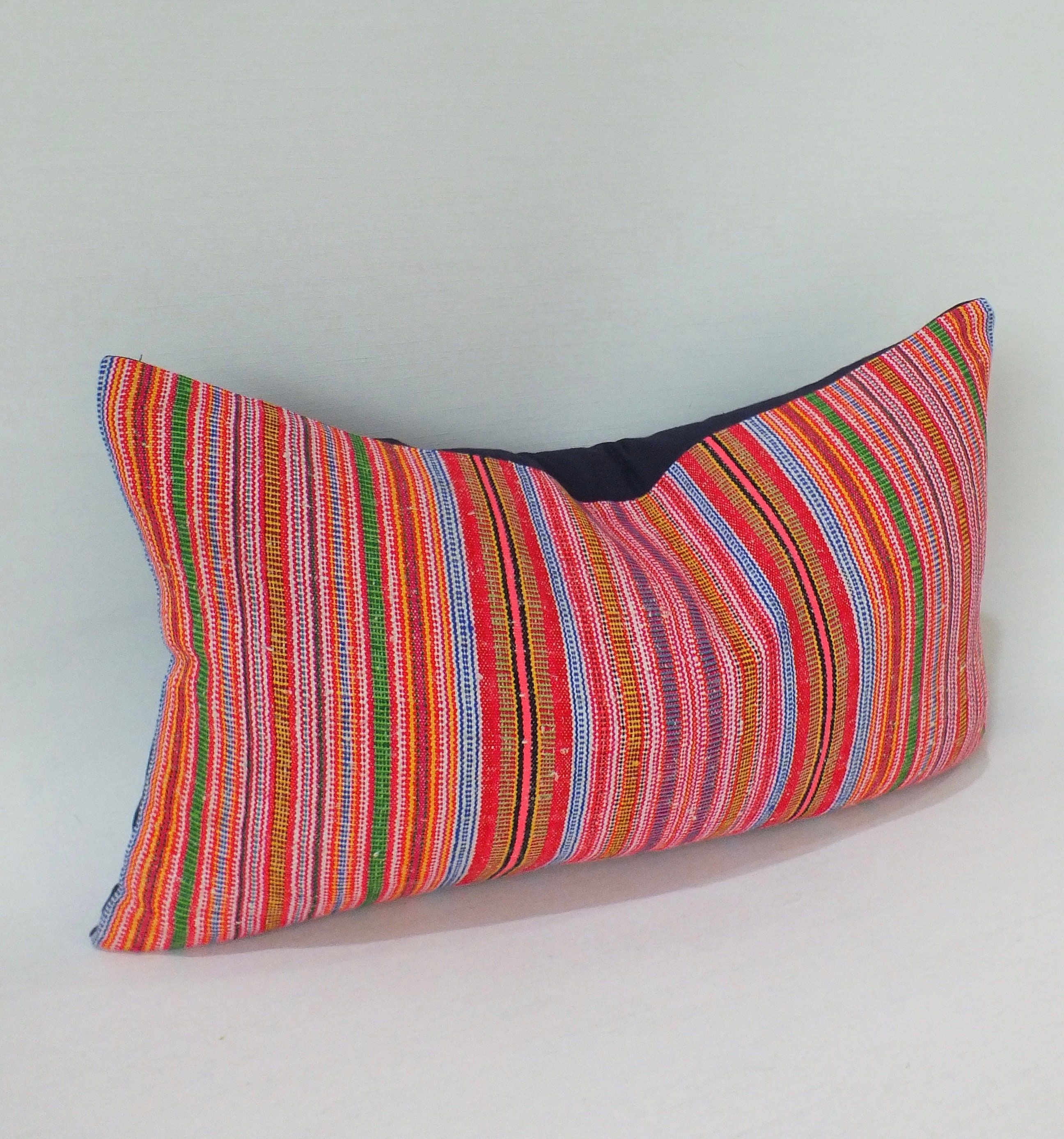 Vintage Hmong Pillow case Handwoven Hmong Ethnic decorative Etsy