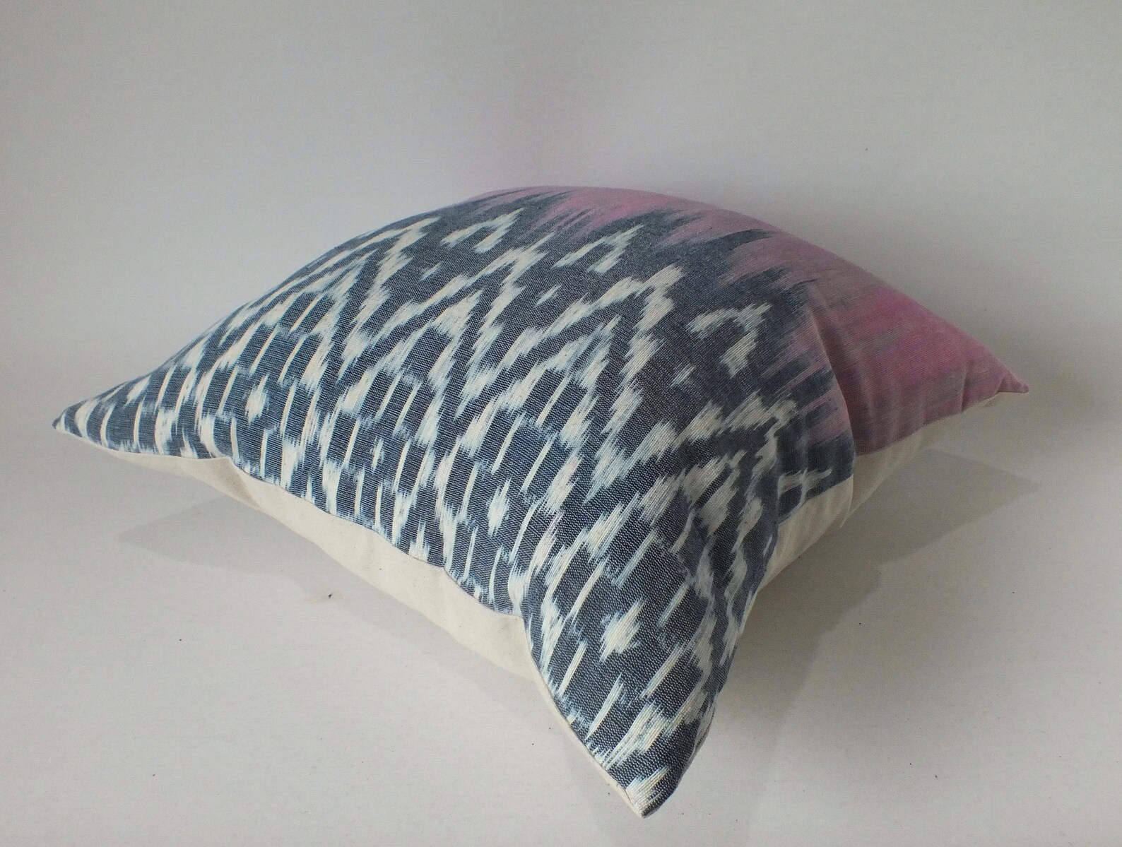 Pink and Grey Throw Sofa Pillow cover Frazada Batik Etsy