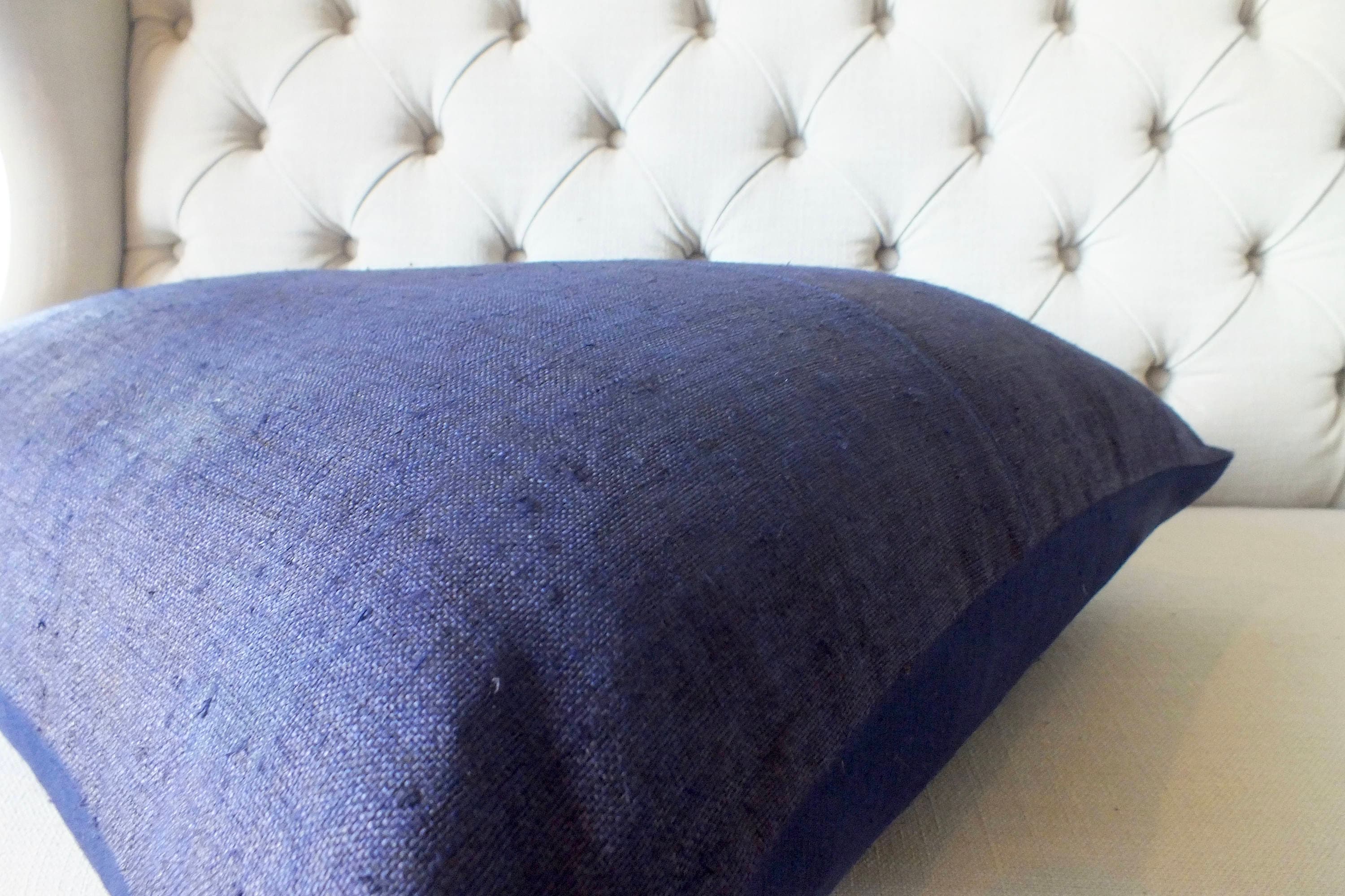 Hmong & Hemp Throw Pillow Cover