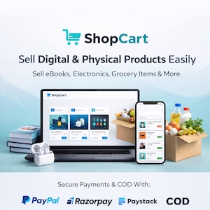 ShopCart Self-Hosted PHP E-Commerce Platform for Digital, Physical & Affiliate Products | Full Source Code