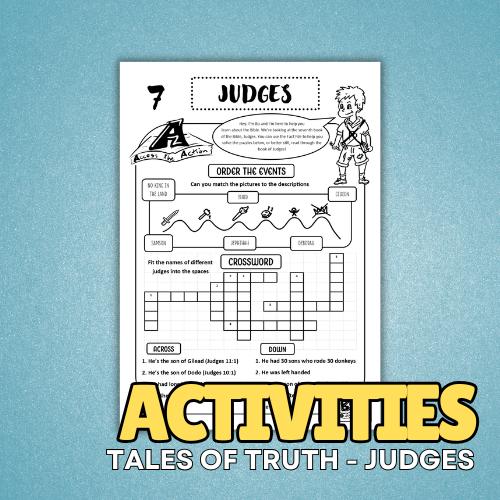 Judges - Bible Book Activity & Craft Pack - Etsy