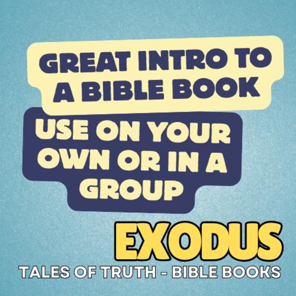 Exodus - Bible Book Activity & Craft Pack - Etsy