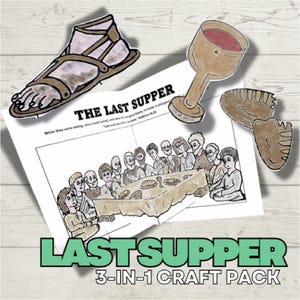 Last Supper Craft Pack for Kids
