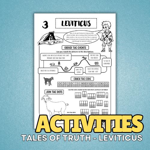 Leviticus - Bible Book Activity & Craft Pack - Etsy