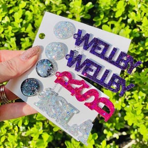 Custom Word Earrings (Mold set up fee + first pair of earrings)