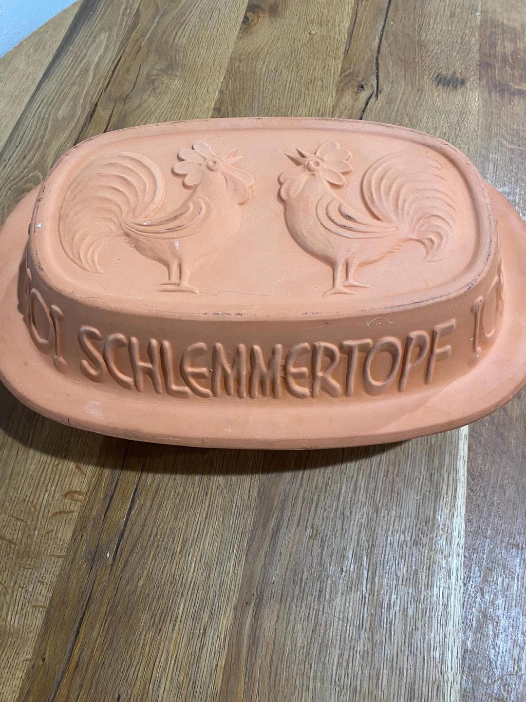 Romertopf-Style Clay Baker with Banneton Set