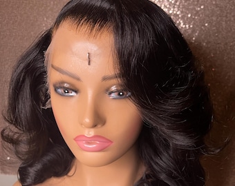 Alicia-14 Inch Human Hair Wig 13x4 HD Frontal Ready To Wear