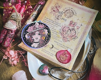 Self Love Witchy Ritual Box – Tea, Herbs & Crystals - Valentine’s special editition gift