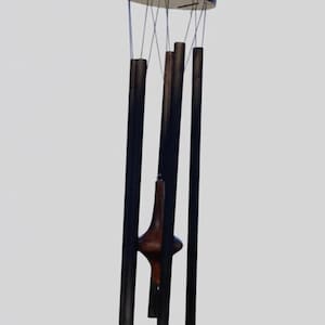 Handmade 5-Pipe Metal Wind Chime | 20 Inch Outdoor Balcony Decor
