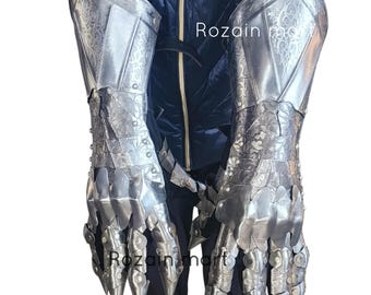 Handmade Steel Medieval Knight Gauntlets: LARP Cosplay Armor Gloves