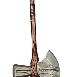 Handmade Viking Battle Axe: Norse Mythology Replica for Cosplay & Decor