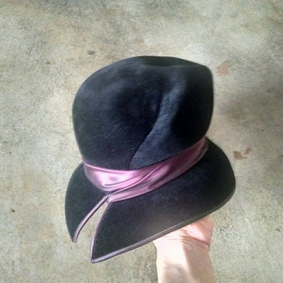 Vintage Herbert Bernard Original Hat Masculine Fe… - image 1