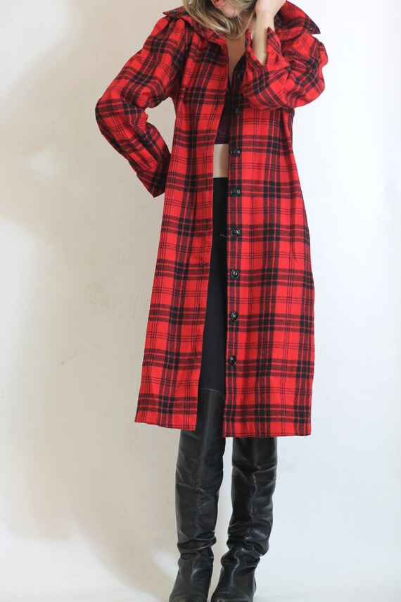 flannel duster cardigan