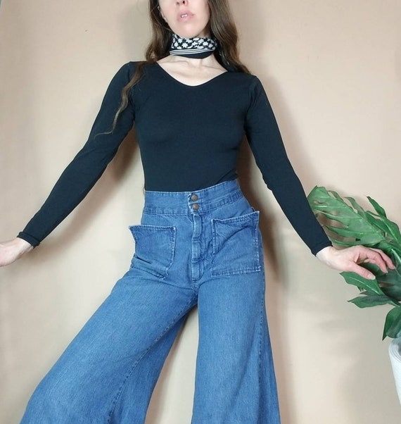 Vintage 80s Leotard Long Sleeve Dance Ballet Leota