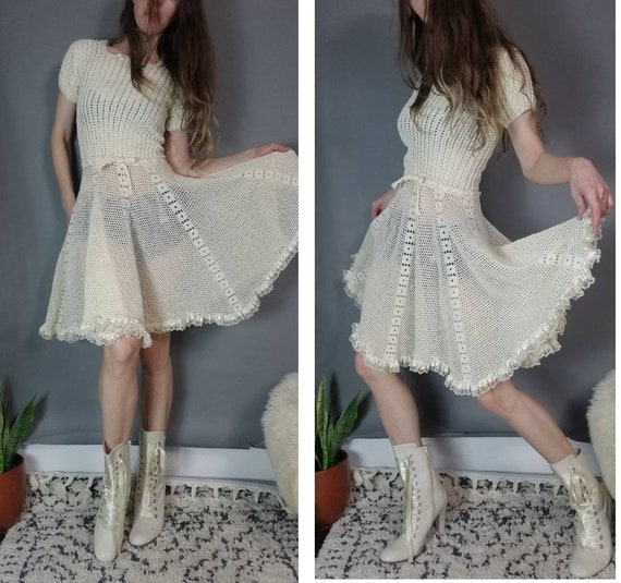 crochet babydoll dress