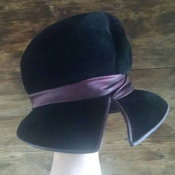 Vintage Herbert Bernard Original Hat Masculine Fe… - image 3