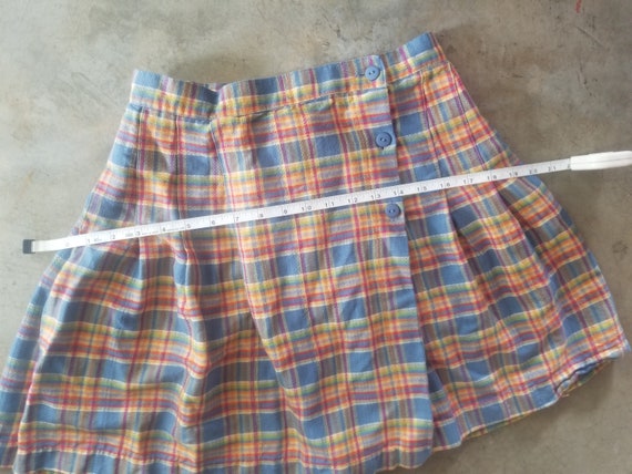Vintage 90s Plaid Skirt - image 7