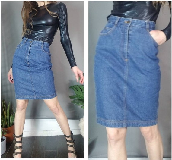 Denim pencil skirt xs hotsell