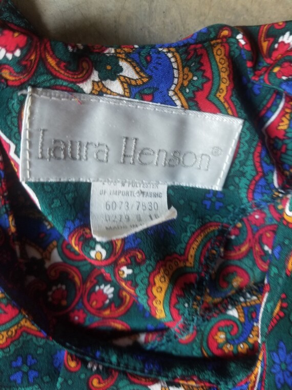 Vintage 80s 90s Paisley Blouse - image 5