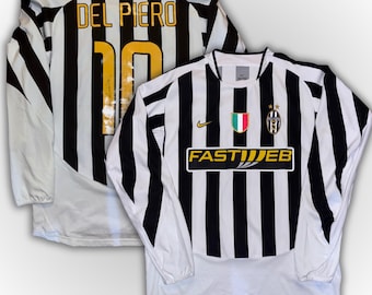 Vintage Juventus Shirt 2003/04 – Nike Jersey Del Piero #10 Signed