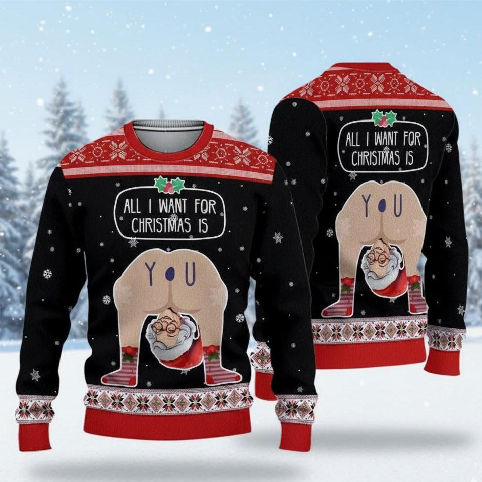 ALLNTRENDS Ugly Christmas Sweatshirt - "All I Want For Christmas Is Snow Jon Snow" Adult Unisex Crewneck