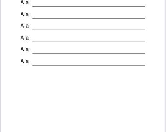 Vorschulbuch, Buchstaben und Zahlen lernen