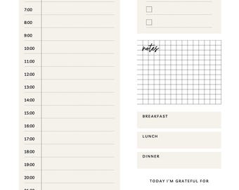 Planificadores diarios para mamás