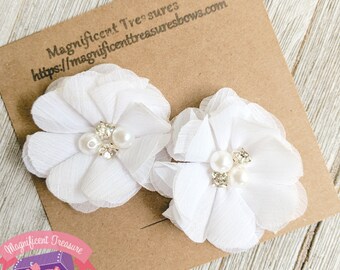 flower hair pins for girls