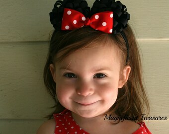 Minnie Mouse Ears Headband