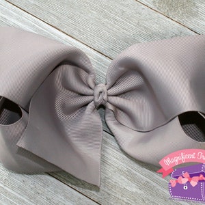 Jumbo 8 Inch Boutique Bow - 3 Inch Ribbon - XL Boutique Hair Bow - Southern Style Bow - Extra Large Bow - Big Bow - Girl Hair Bow