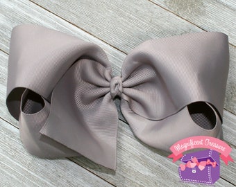 Jumbo 8 Inch Boutique Bow - 3 Inch Ribbon - XL Boutique Hair Bow - Southern Style Bow - Extra Large Bow - Big Bow - Girl Hair Bow