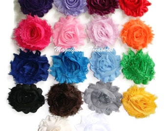 Shabby Flower Hair Clip or Headband