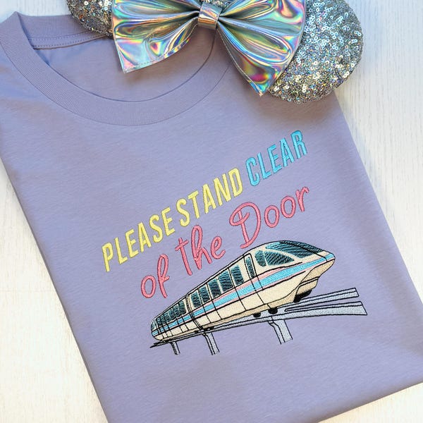 Monorail Embroidered Unisex T-shirt - Sweatshirt - Hoodie