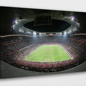 Arte de parede em tela da Allianz Arena: decoração para casa em estádio de futebol