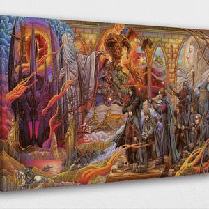 Fantasy Movie Canvas Art: Modern Fellowship Wall Decor