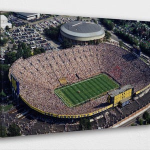 Michigan Stadium Canvas Wall Art | Poster, Canvas Prints for Home & Office Décor | Ready-to-Hang Poster or Canvas Art