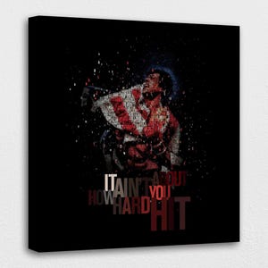 Rocky Balboa Boxing Movie Art: Ready to Hang Canvas or Poster