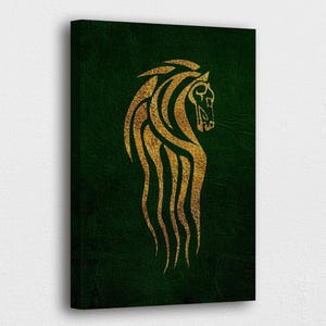 Riders of Rohan Canvas Art: Middle Earth Battle Scene