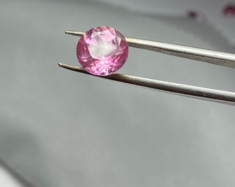 Loose Gemstone, pink quartz, Precious Stone, 9mmx6mm