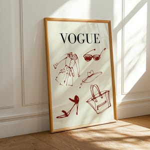 Vintage Vogue Frame - Etsy