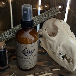 Spray d'ambiance Deadman's Lantern : citron, cuir, tabac (4 oz)