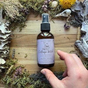 Cottage Witch, 4 Oz Room Spray, Aromatherapy, Floral, Lavender, Witchy ...