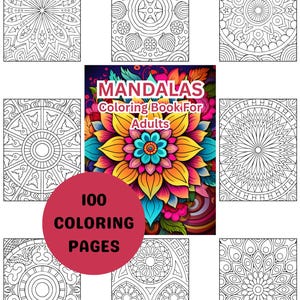 Mandalas Coloring Book For Adults