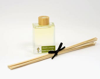 Citronella & Lemongrass Essential Oil 100ML Room Diffuser