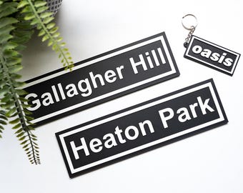 Decorazioni ispirate a Oasis / Gallagher Hill / Heaton Park