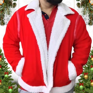 Santa Jacket for Men - Etsy
